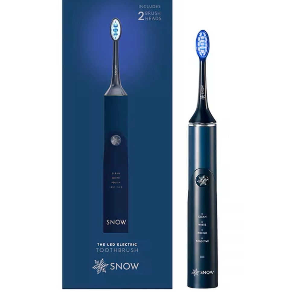 Snow Polar Blue LED Electric Toothbrush - New In Box and Sealed
